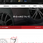 DUNLOPのホイールサイズの見方イメージ