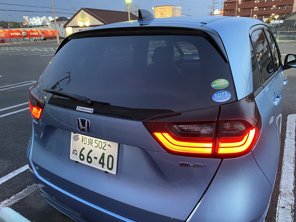 新型フィット（e:HEV HOME）に試乗しました。 その14
