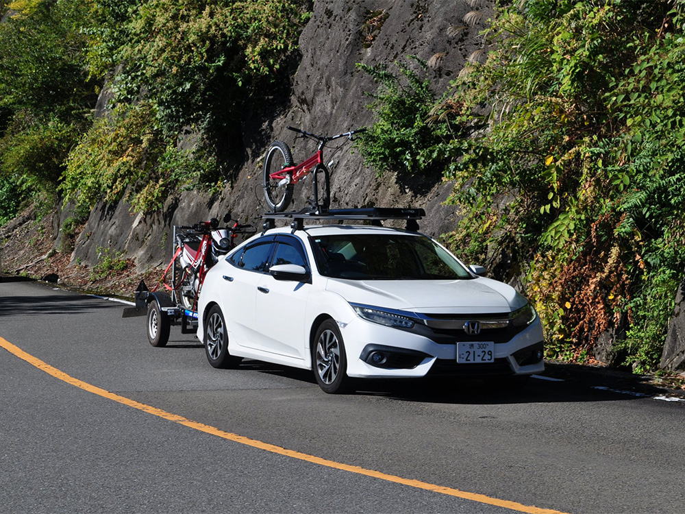 シビックのオフ会で伊吹山に行った時の写真